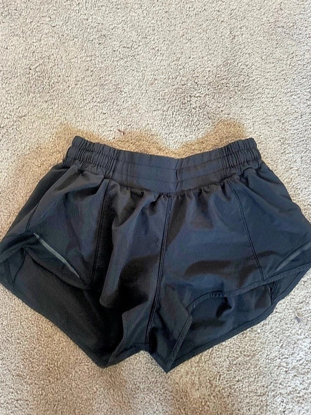 Lululemon Hotty Hot Short Black Athletic Shorts
